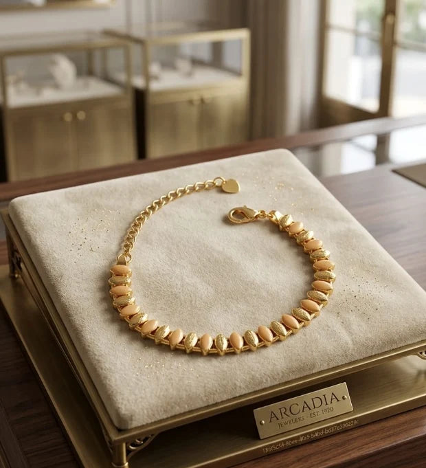 Vintage Peach Gold Bracelet