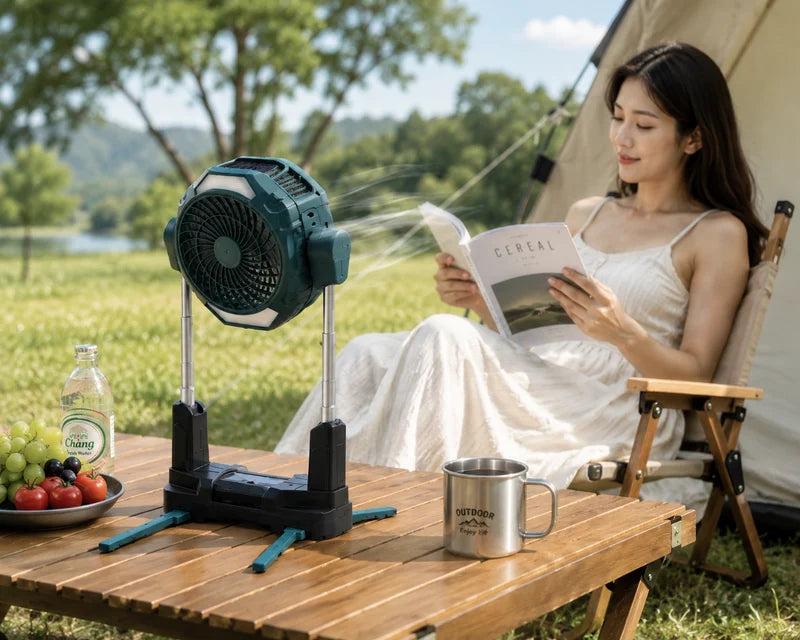 Portable Solar Camping Fan